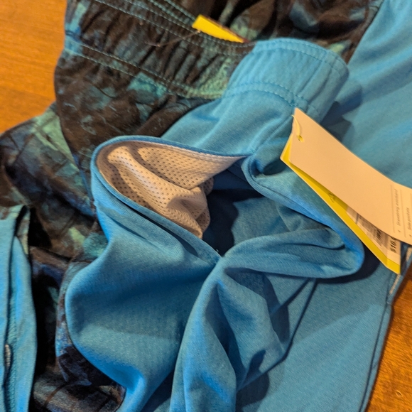 All in Motion Blue and Black Swim Trunks Quick-Dry - Picture 7 of 7